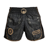 Black/Brown Venum Santa Muerte Dark Side Muay Thai Shorts    at Bytomic Trade and Wholesale