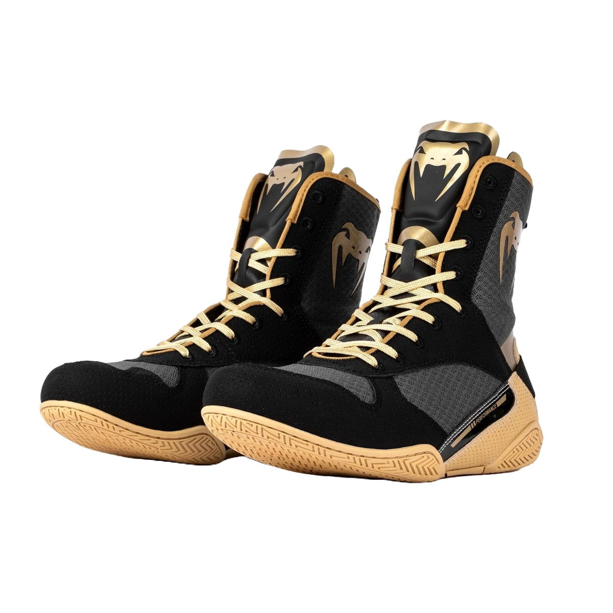 Black/Beige Venum Elite Boxing Shoes    at Bytomic Trade and Wholesale