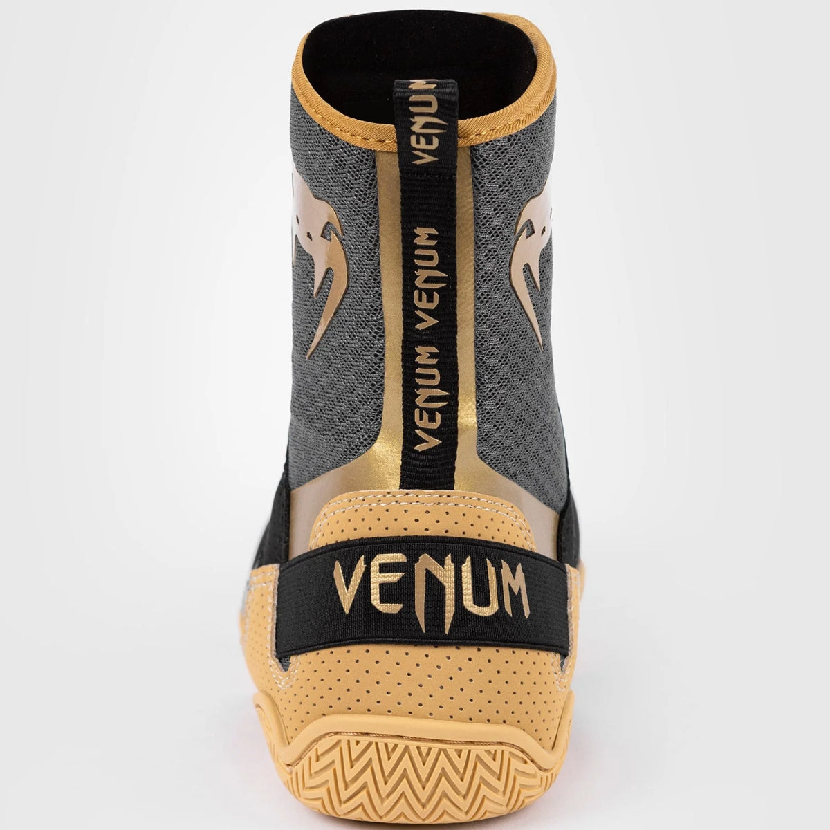 Black/Beige Venum Elite Boxing Shoes    at Bytomic Trade and Wholesale