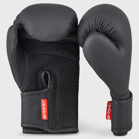 Black/Black Bytomic Red Label Kids Boxing Gloves    at Bytomic Trade and Wholesale