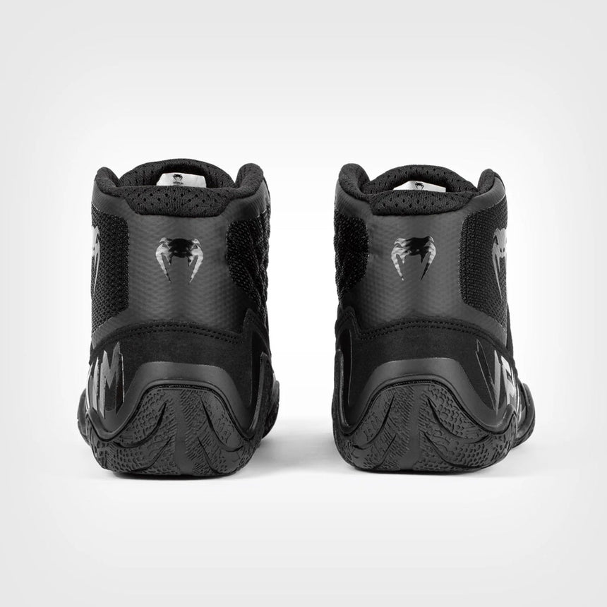 Black/Black Venum Elite Wrestling Shoes    at Bytomic Trade and Wholesale