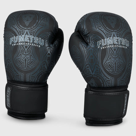 Black/Blue Fumetsu Mjolnir Boxing Gloves    at Bytomic Trade and Wholesale