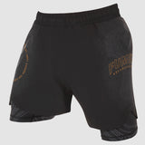 Black/Bronze Fumetsu Mjolnir Dual Layer Fight Shorts    at Bytomic Trade and Wholesale