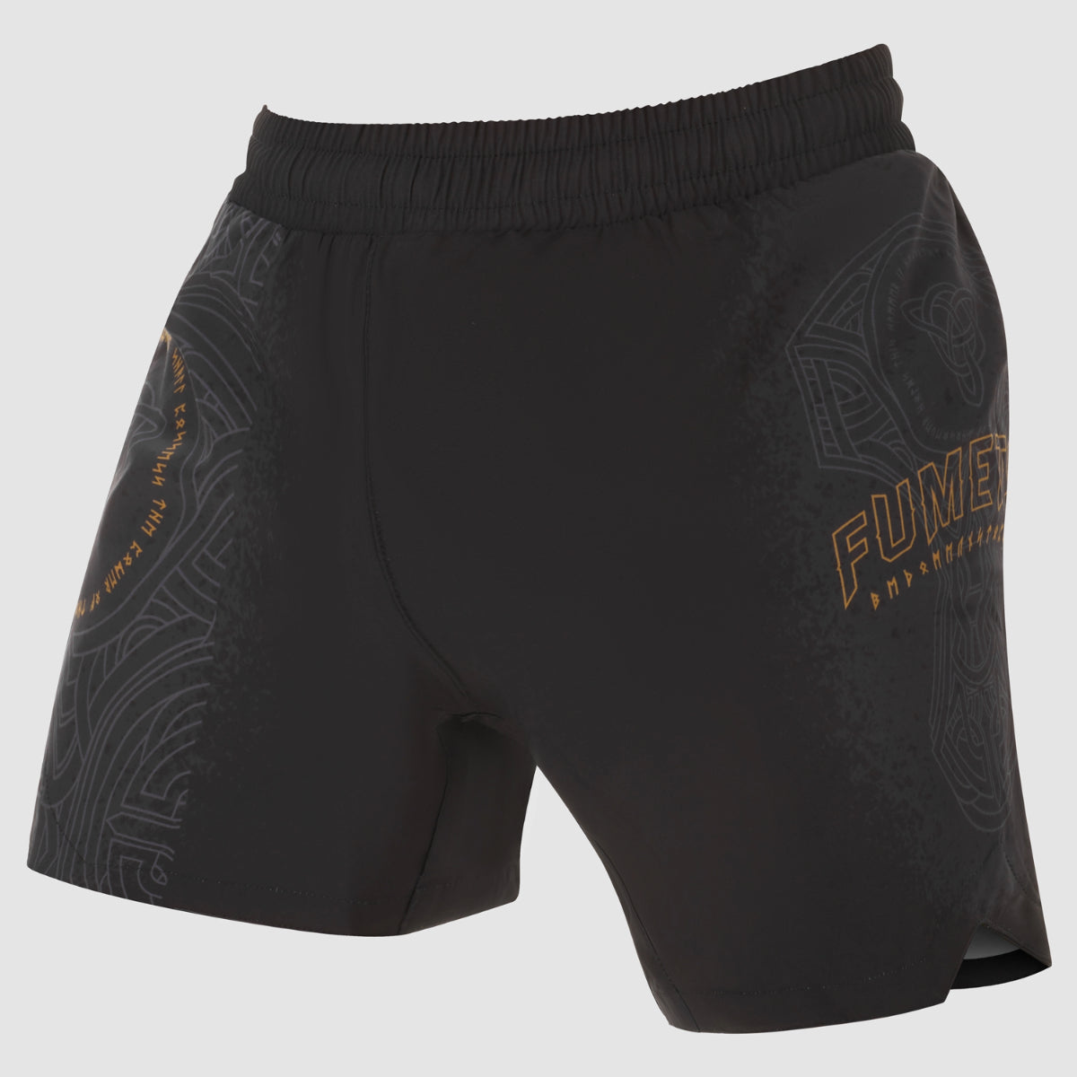 Black/Bronze Fumetsu Mjolnir V-Lite Fight Shorts    at Bytomic Trade and Wholesale