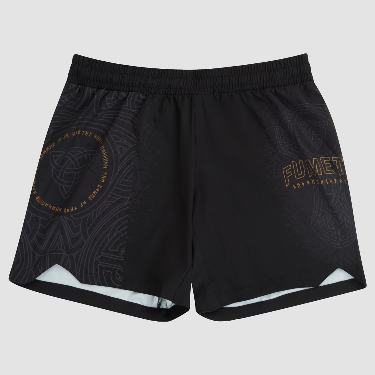 Black/Bronze Fumetsu Mjolnir V-Lite Fight Shorts    at Bytomic Trade and Wholesale