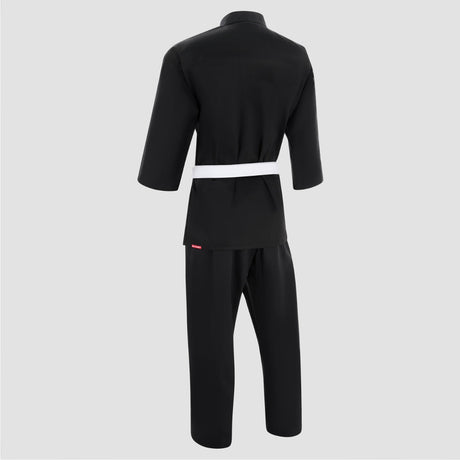 Black Bytomic Red Label 7oz Lightweight Karate Uniform    at Bytomic Trade and Wholesale