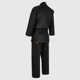 Black Bytomic Red Label V-Neck Martial Arts Uniform    at Bytomic Trade and Wholesale