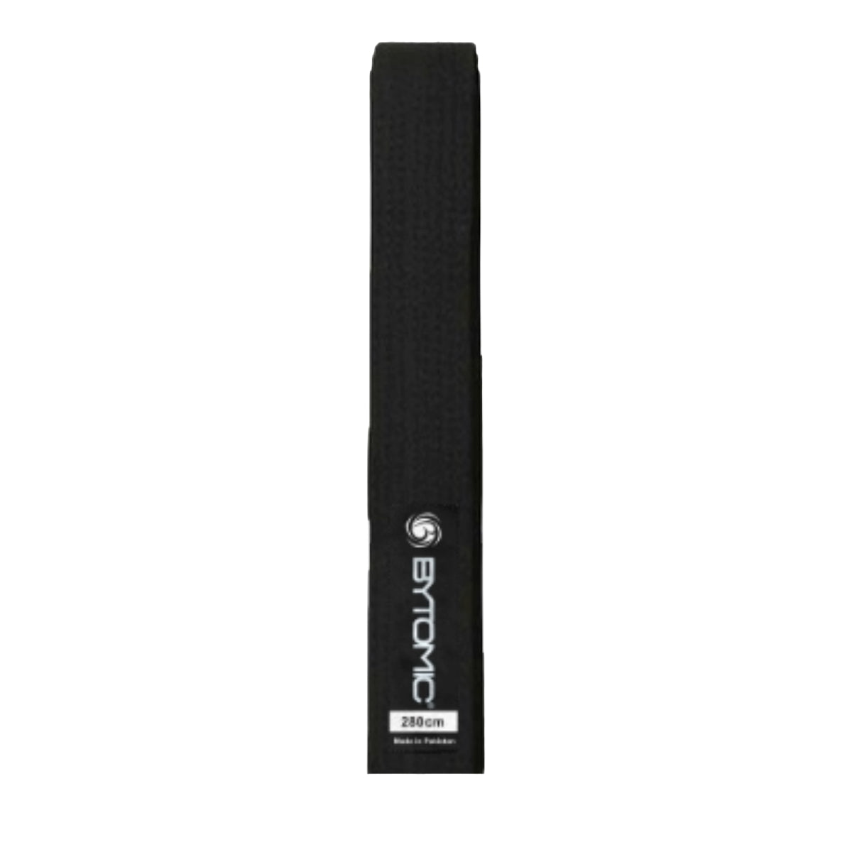 Black Bytomic 100% Cotton Solid Colour Martial Arts Belt at Bytomic Trade and Wholesale