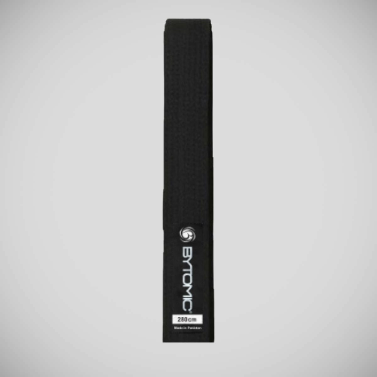 Black Bytomic 100% Cotton Solid Colour Martial Arts Belt at Bytomic Trade and Wholesale