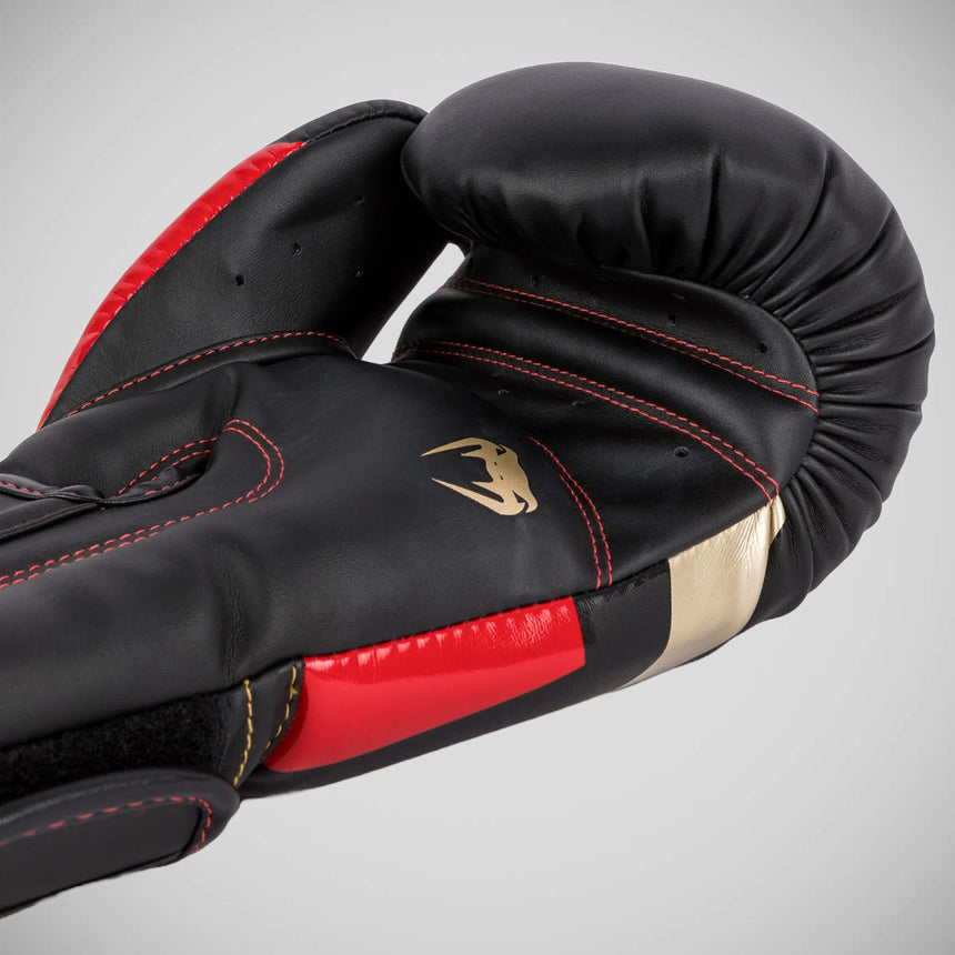 Black/Gold/Red Venum Elite Boxing Gloves    at Bytomic Trade and Wholesale