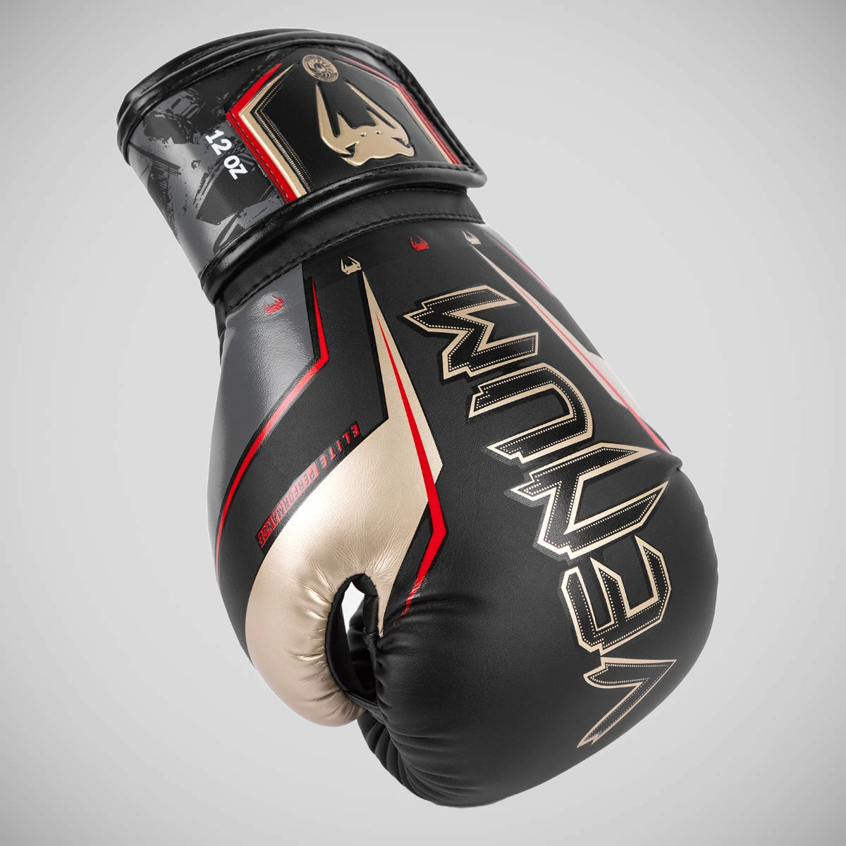 Black/Gold/Red Venum Elite Evo Boxing Gloves    at Bytomic Trade and Wholesale