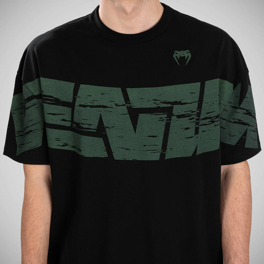 Black/Green Venum Connect XL T-Shirt    at Bytomic Trade and Wholesale