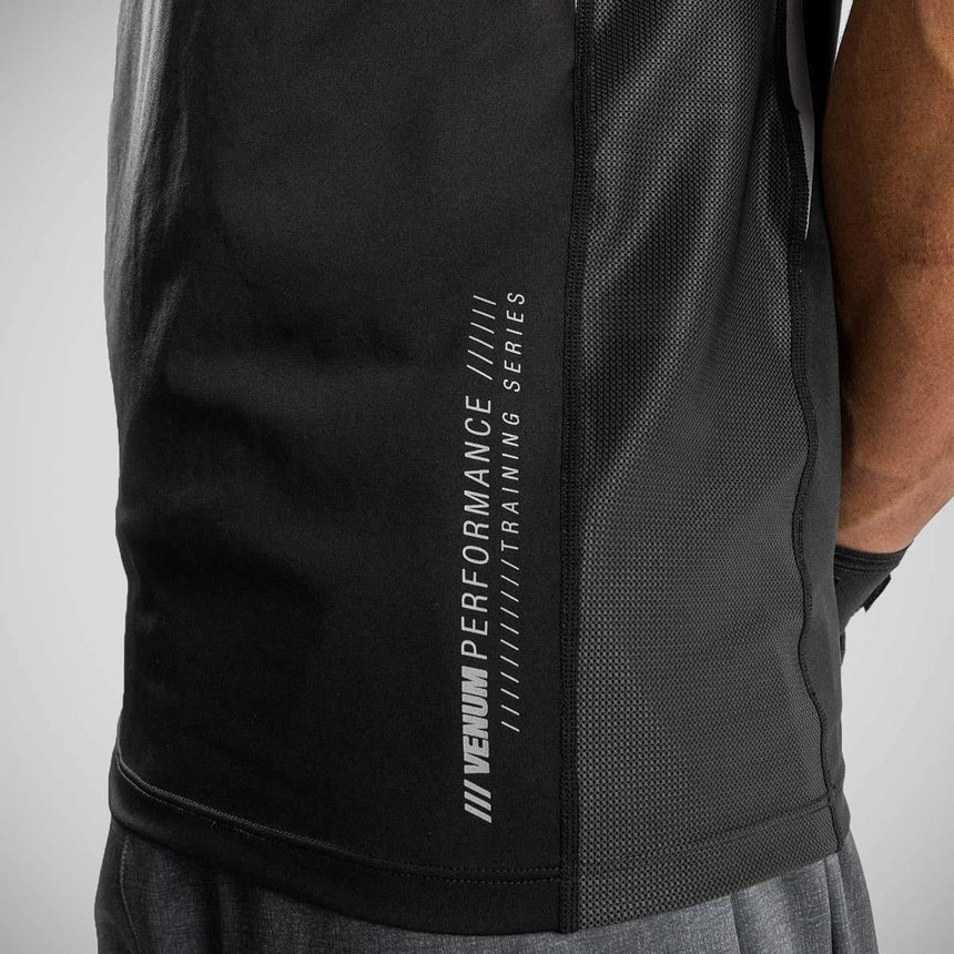 Black/Grey Venum Tempest 2.0 Dry Tech Tank Top    at Bytomic Trade and Wholesale