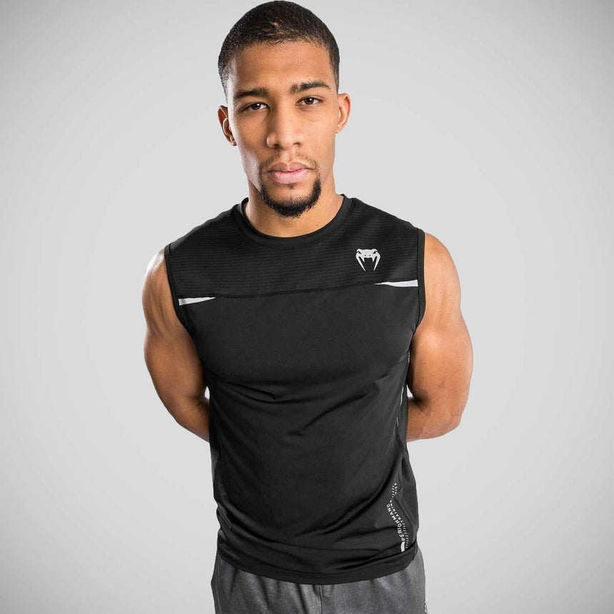 Black/Grey Venum Tempest 2.0 Dry Tech Tank Top    at Bytomic Trade and Wholesale