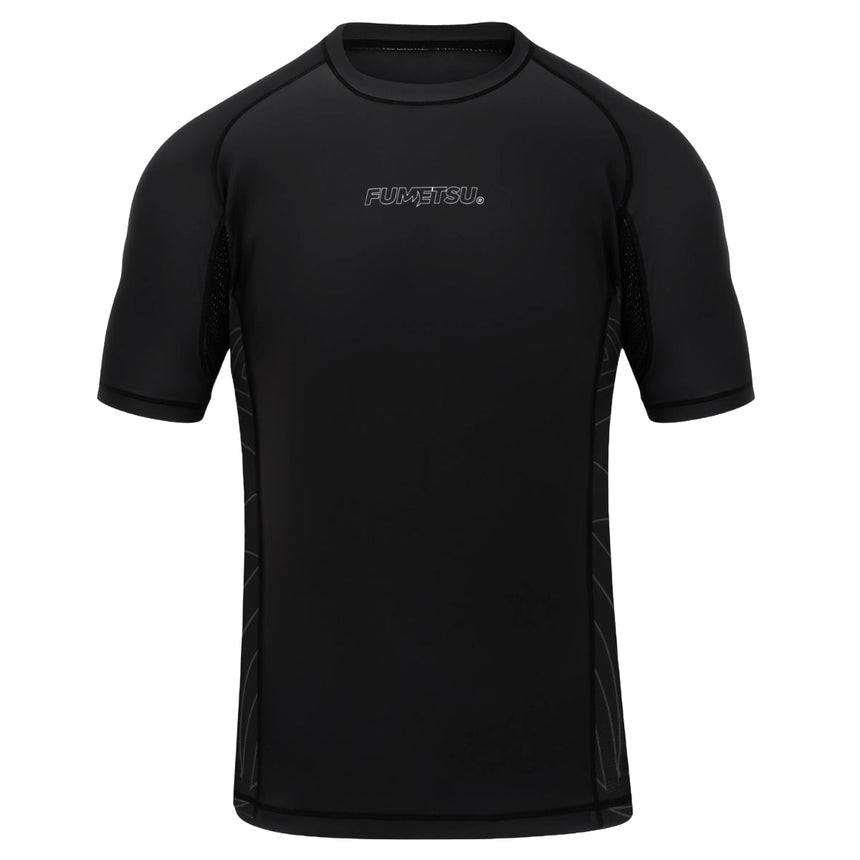 Fumetsu Icon Short Sleeve Rash Guard Black    at Bytomic Trade and Wholesale