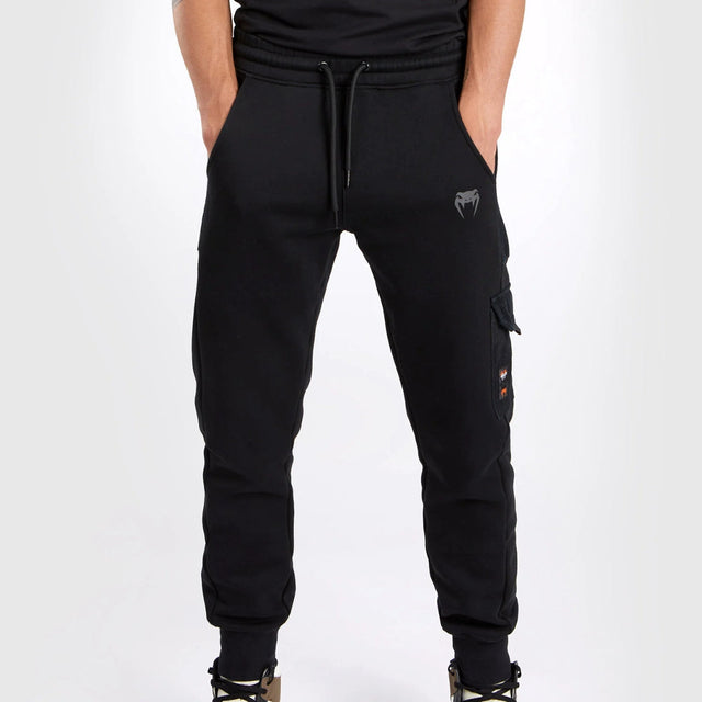 Black/Orange Venum S47 Joggers    at Bytomic Trade and Wholesale