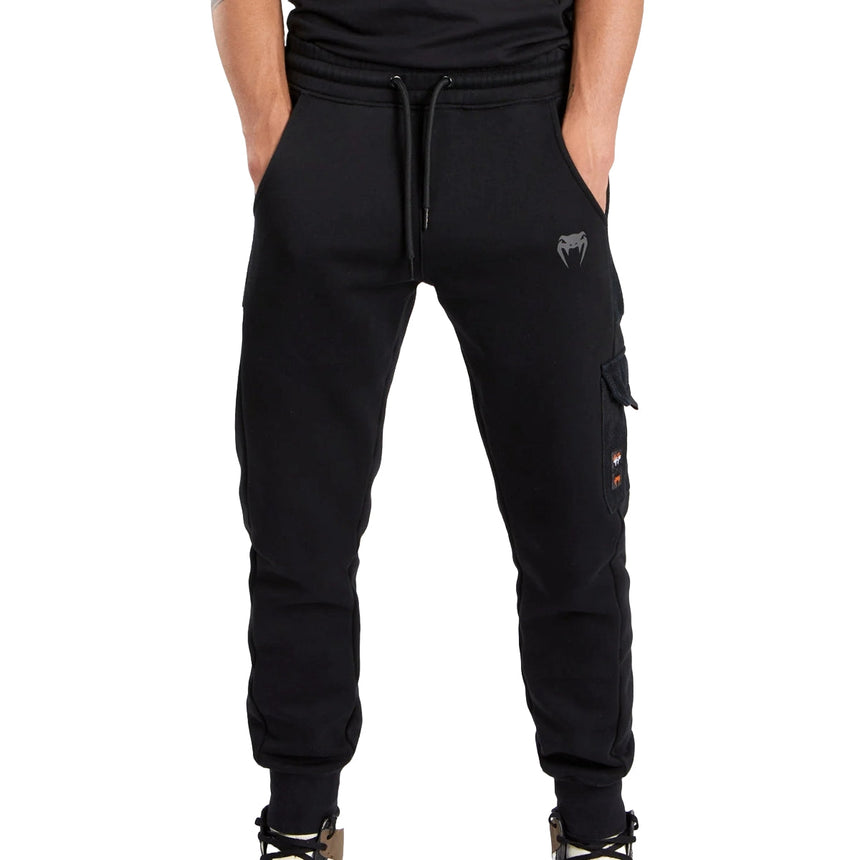 Black/Orange Venum S47 Joggers    at Bytomic Trade and Wholesale