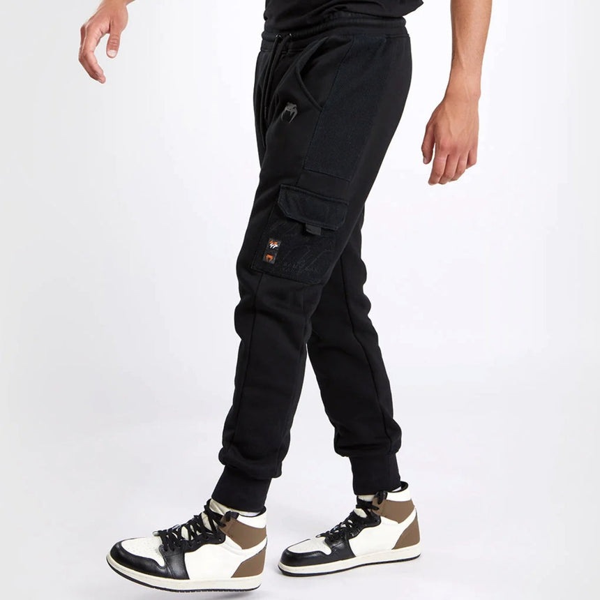 Black/Orange Venum S47 Joggers    at Bytomic Trade and Wholesale