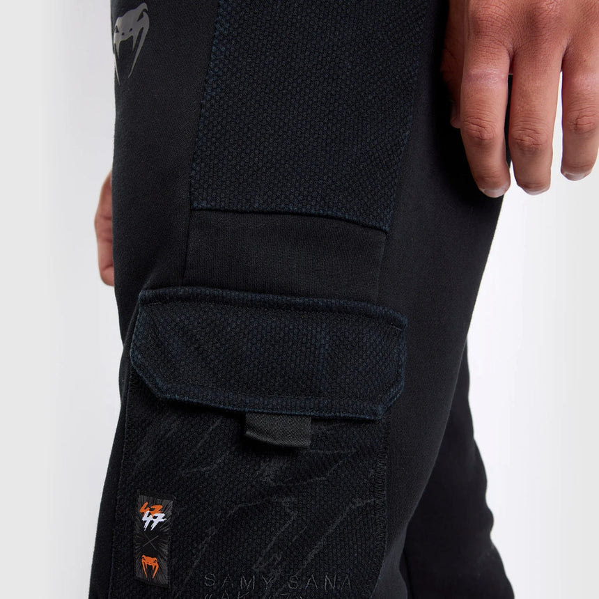 Black/Orange Venum S47 Joggers    at Bytomic Trade and Wholesale