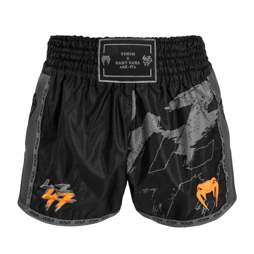 Black/Orange Venum S47 Muay Thai Shorts    at Bytomic Trade and Wholesale