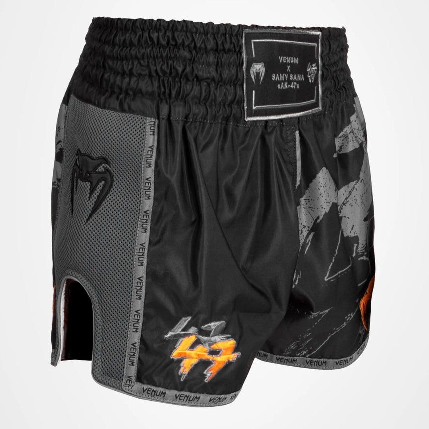 Black/Orange Venum S47 Muay Thai Shorts    at Bytomic Trade and Wholesale