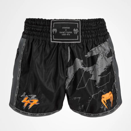 Black/Orange Venum S47 Muay Thai Shorts    at Bytomic Trade and Wholesale