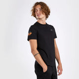 Black/Orange Venum S47 T-Shirt    at Bytomic Trade and Wholesale