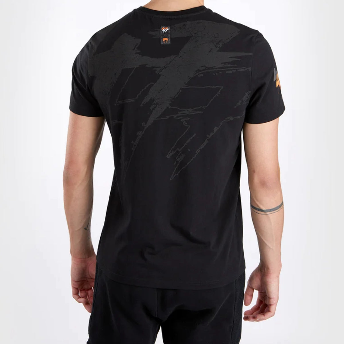 Black/Orange Venum S47 T-Shirt    at Bytomic Trade and Wholesale