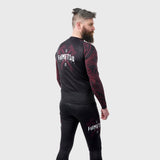 Black/Red Fumetsu Berserker Long Sleeve Rash Guard    at Bytomic Trade and Wholesale