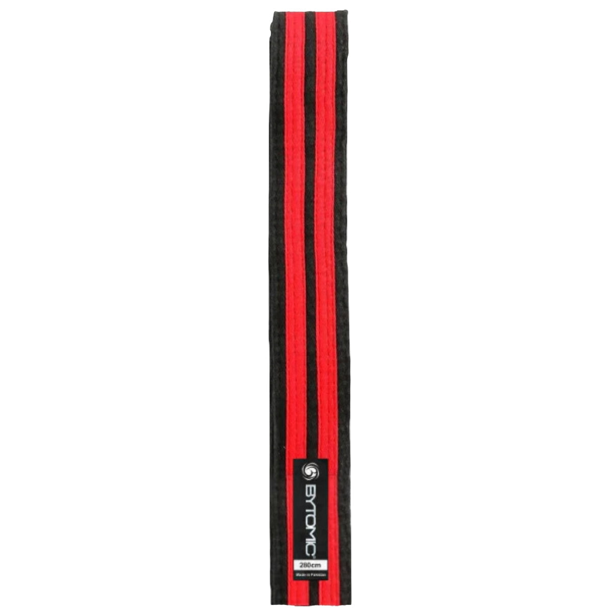 Black/Red Bytomic Double Stripe Belt    at Bytomic Trade and Wholesale