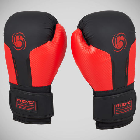 Black/Red Bytomic Performer Carbon Evo Boxing Gloves    at Bytomic Trade and Wholesale