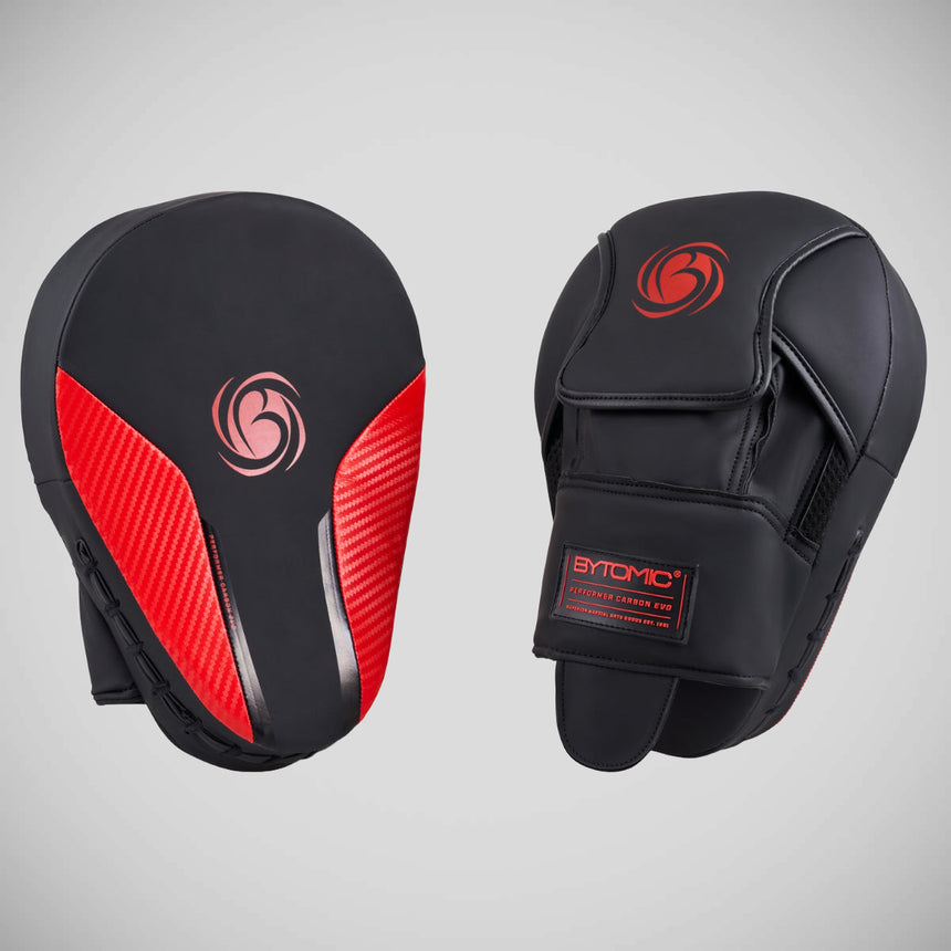 Black/Red Bytomic Performer Carbon Evo Focus Pads    at Bytomic Trade and Wholesale