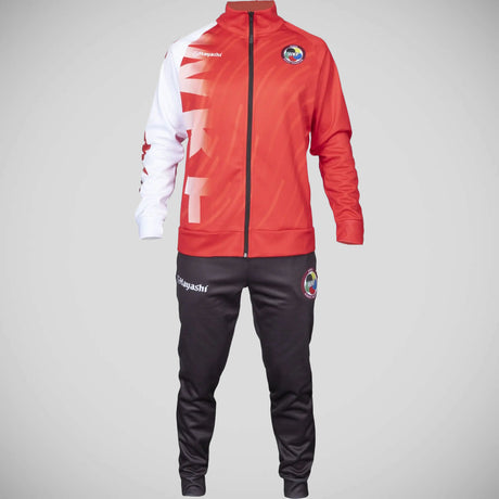 Black/Red Hayashi WKF Drift Tracksuit    at Bytomic Trade and Wholesale