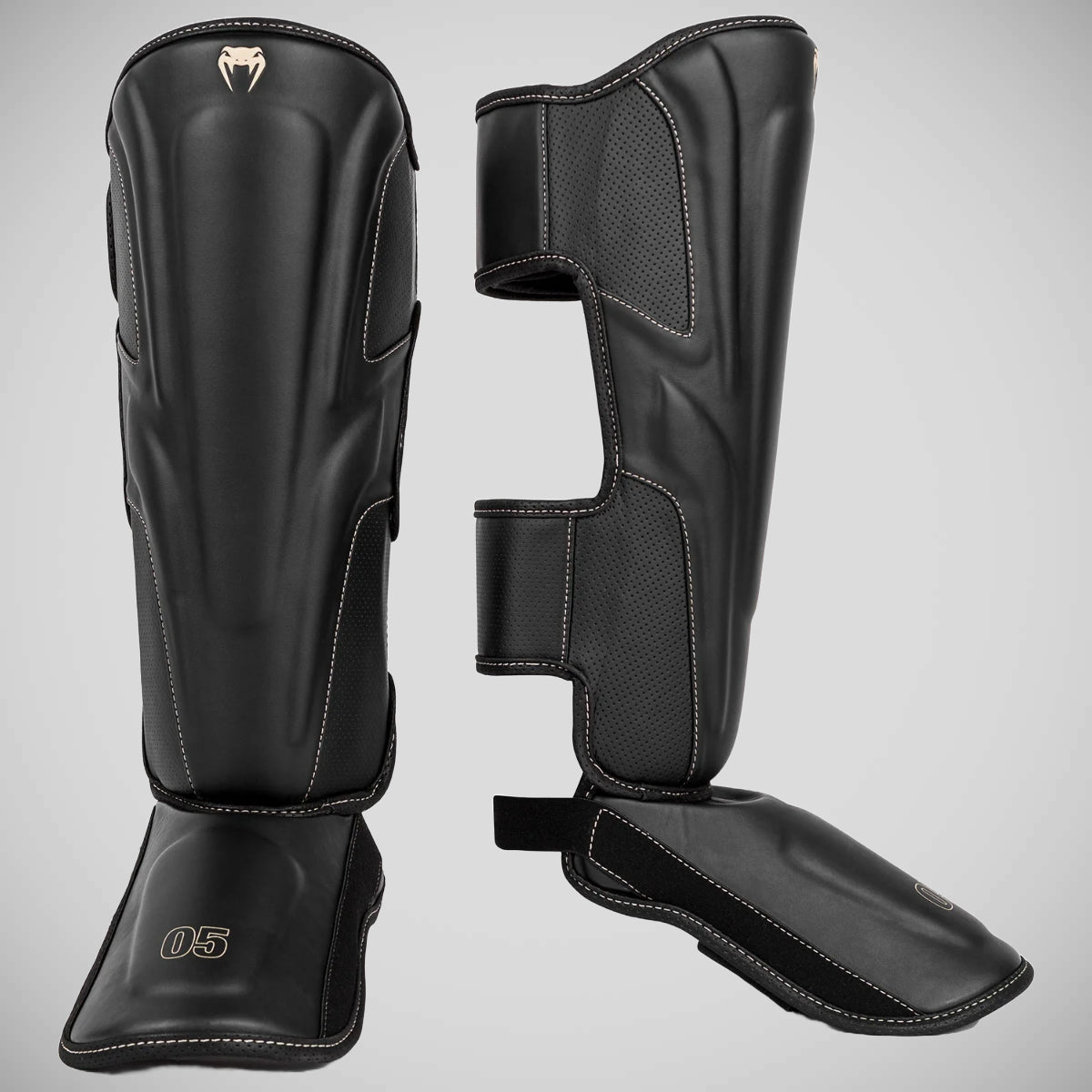 Black Venum Impact Evo Shin Guards    at Bytomic Trade and Wholesale