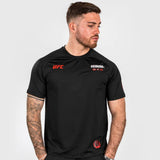 Black Venum UFC Adrenaline Authentic Fight Week Dry Tech T-Shirt    at Bytomic Trade and Wholesale