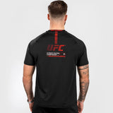 Black Venum UFC Adrenaline Authentic Fight Week Dry Tech T-Shirt    at Bytomic Trade and Wholesale