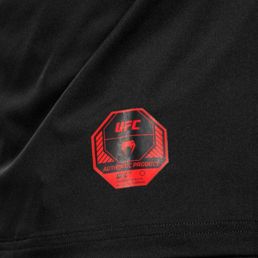 Black Venum UFC Adrenaline Authentic Fight Week Dry Tech T-Shirt    at Bytomic Trade and Wholesale