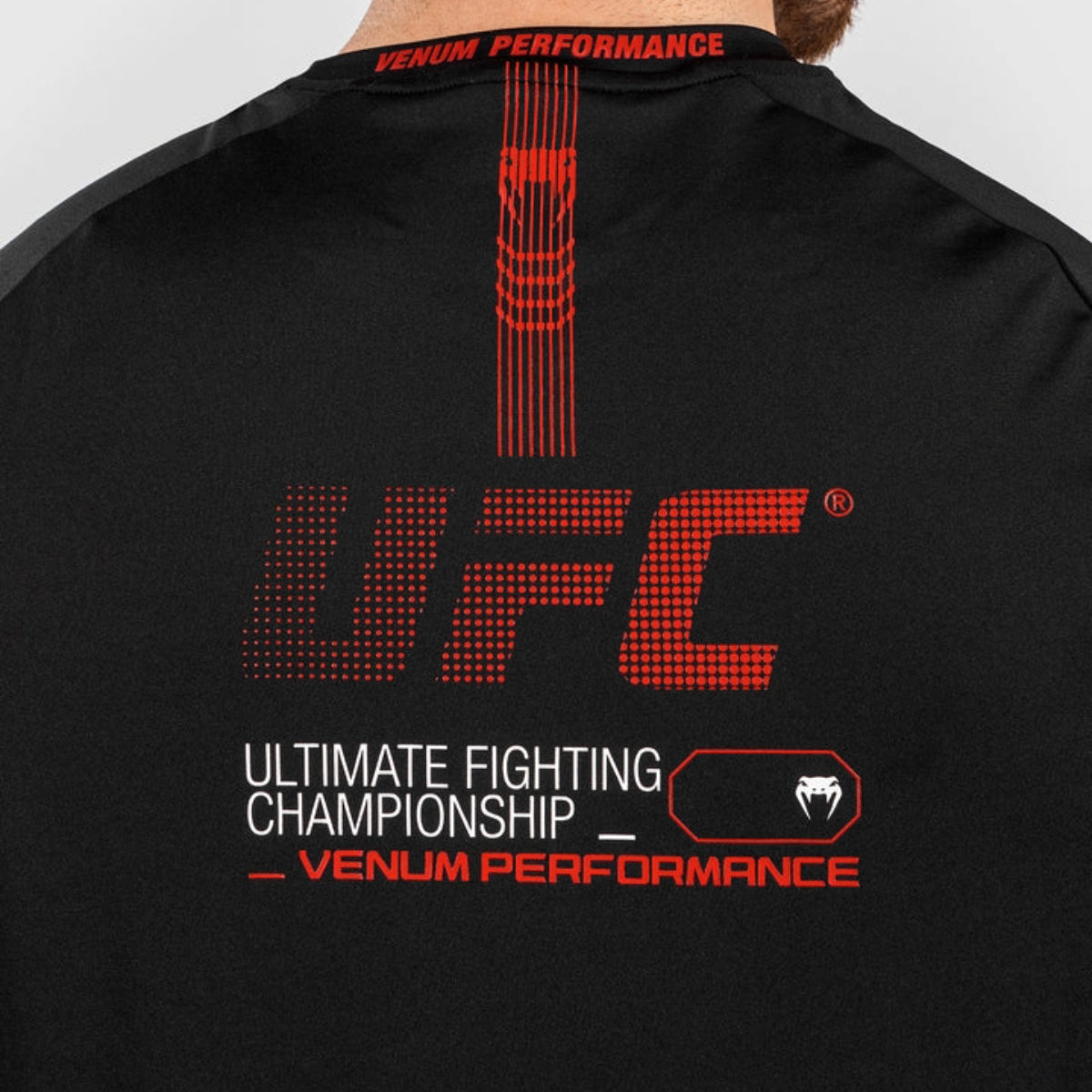 Black Venum UFC Adrenaline Authentic Fight Week Dry Tech T-Shirt    at Bytomic Trade and Wholesale