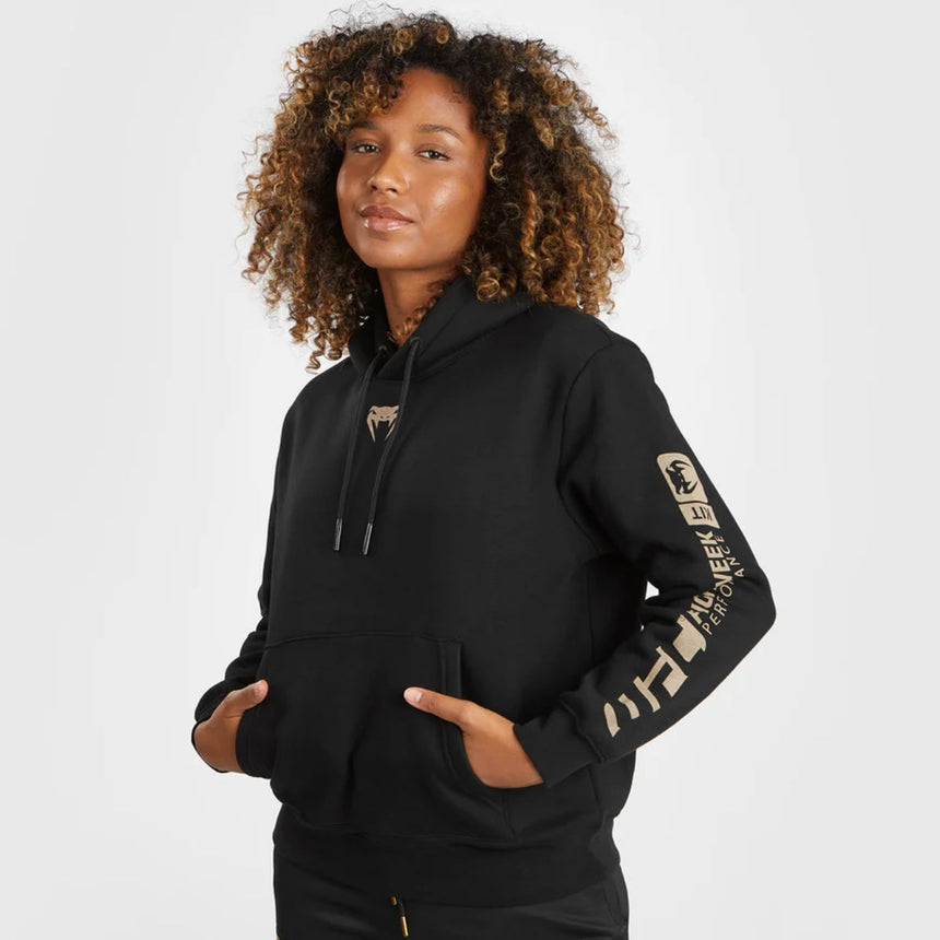 Black Venum UFC Adrenaline Authentic Fight Week Women's Hoodie    at Bytomic Trade and Wholesale