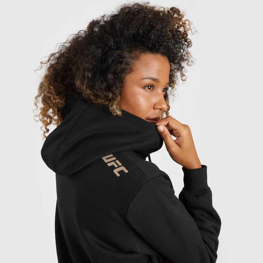 Black Venum UFC Adrenaline Authentic Fight Week Women's Hoodie    at Bytomic Trade and Wholesale