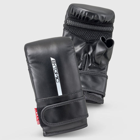 Black/White Bytomic Red Label Bag Gloves    at Bytomic Trade and Wholesale