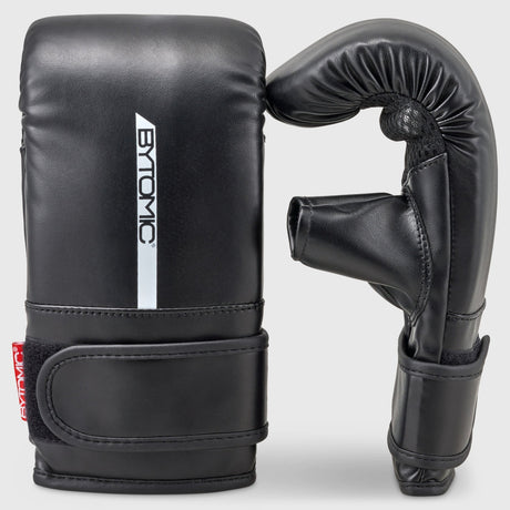 Black/White Bytomic Red Label Bag Gloves    at Bytomic Trade and Wholesale