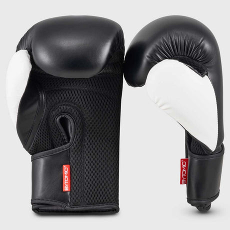 Black/White Bytomic Red Label Kids Boxing Gloves    at Bytomic Trade and Wholesale