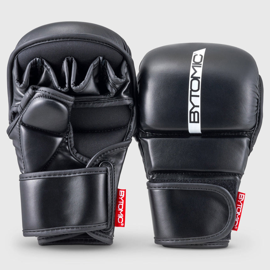 Black/White Bytomic Red Label MMA Sparring Gloves    at Bytomic Trade and Wholesale