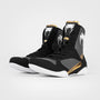 Black/White/Gold Venum Elite Boxing Shoes