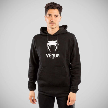 Black/White Venum Classic Hoodie    at Bytomic Trade and Wholesale