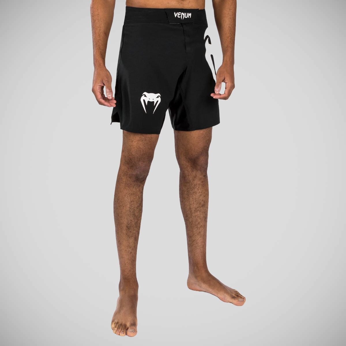 Black/White Venum Light 5.0 Fight Shorts    at Bytomic Trade and Wholesale