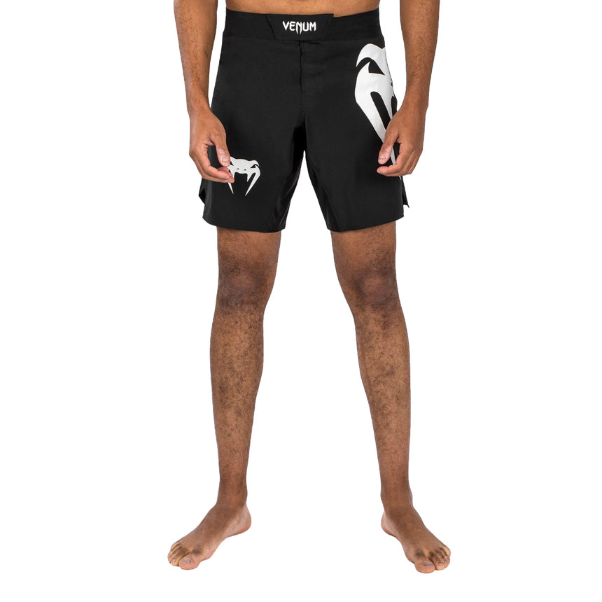 Black/White Venum Light 5.0 Fight Shorts    at Bytomic Trade and Wholesale