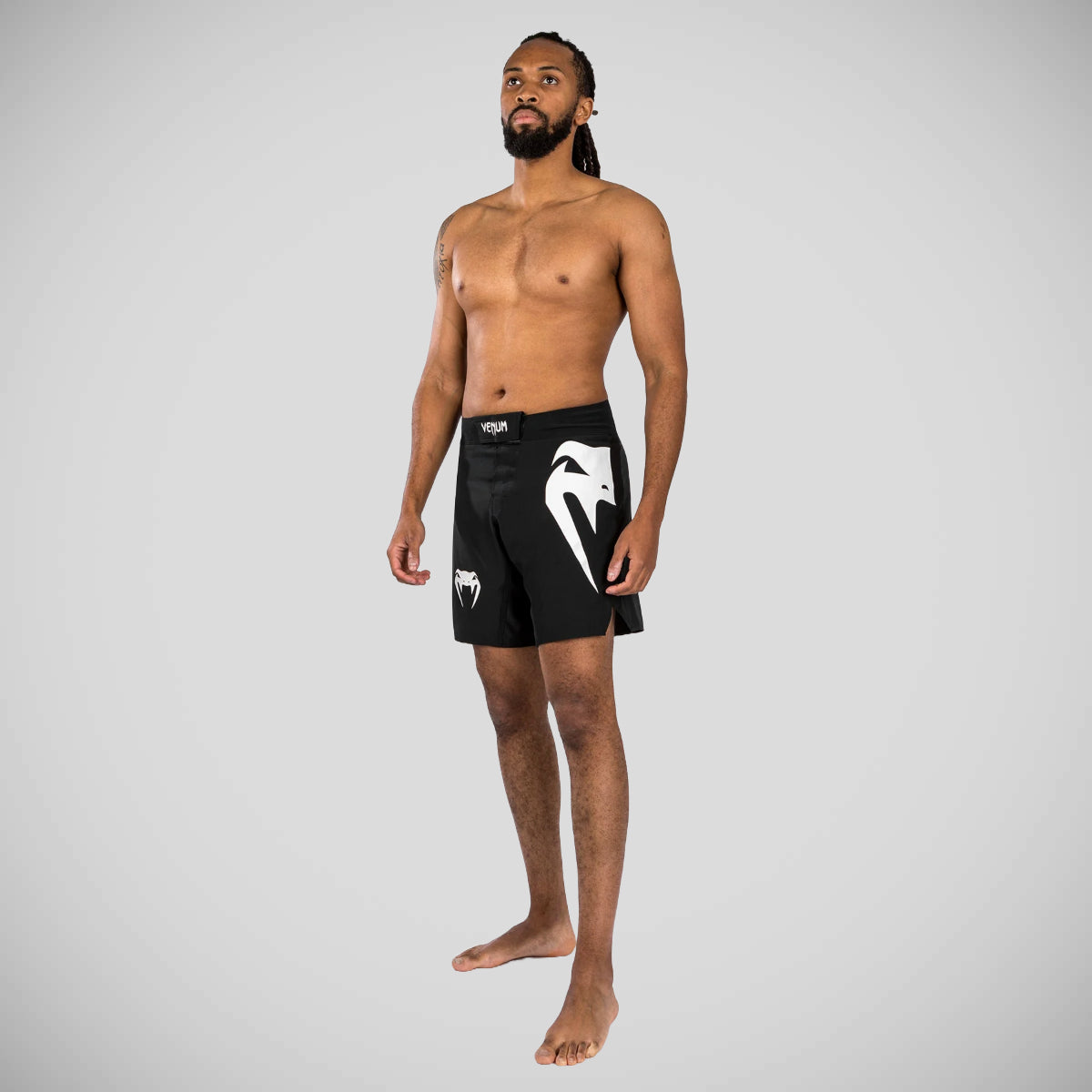 Black/White Venum Light 5.0 Fight Shorts    at Bytomic Trade and Wholesale