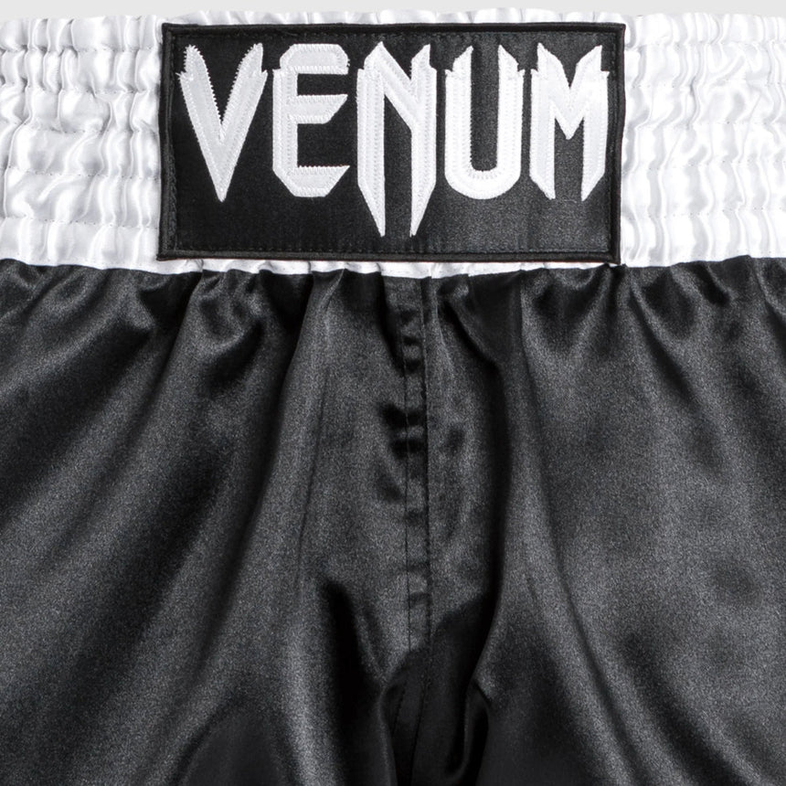 Venum Classic Muay Thai Shorts Black/White/White    at Bytomic Trade and Wholesale